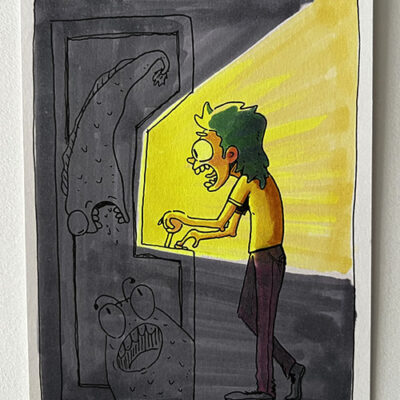 arcade boy original artwork