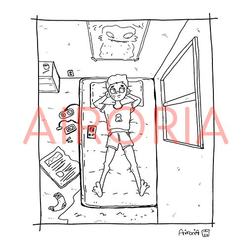 Coloring Page Boy in Room Coloring Page Boy in Room